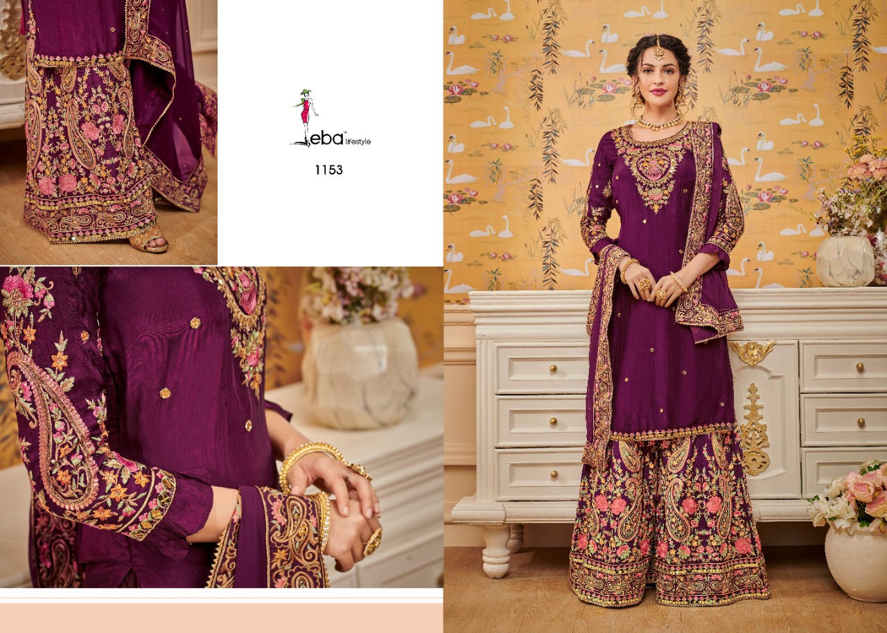 Eba lifestyle hurma vol 29 classic and modern Trendy astonishing style attractive Salwar suits
