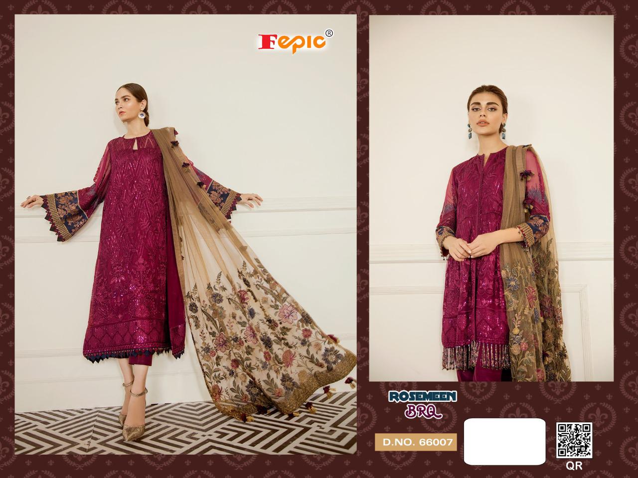Fepic BRQ elagant Style gorgeous stunning look Georgette Net Pakistani style Salwar suits