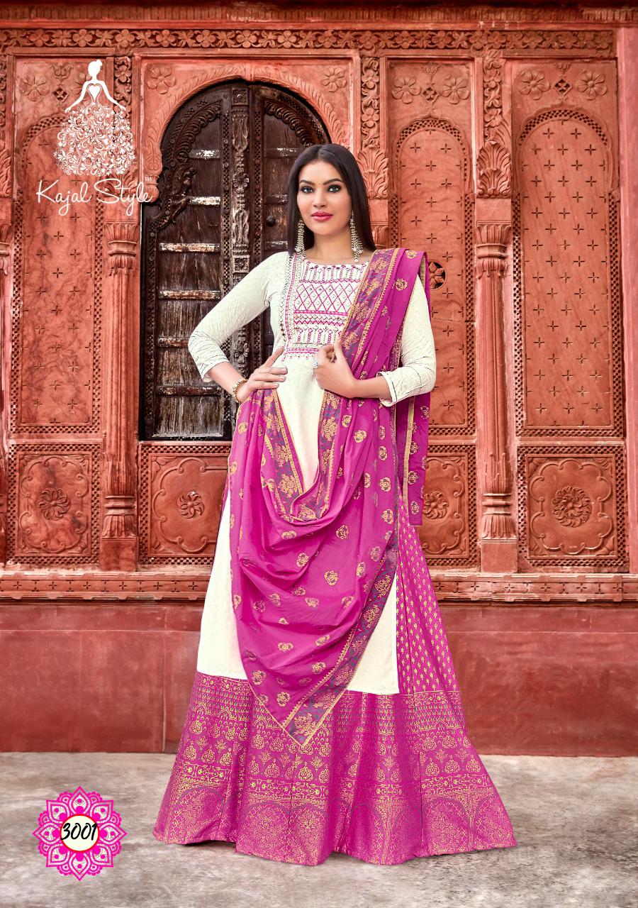 Kajal Style Gulzar vol 3 stunning look beautifully designed Kurties