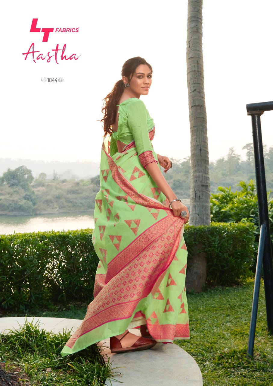LT Fashion Aastha innovative and modern look cotton silk beautifull Sarees