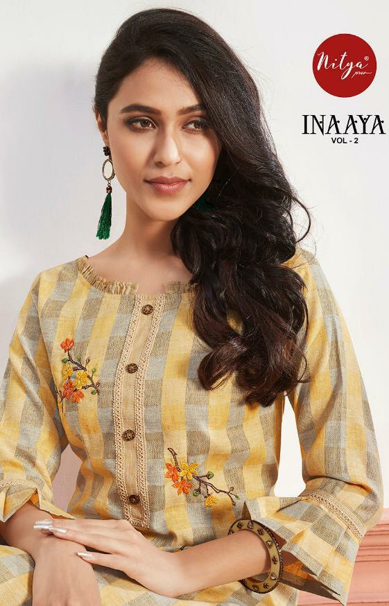 LT inaaya vol 2 gorgeous stunning look cotton Kurties