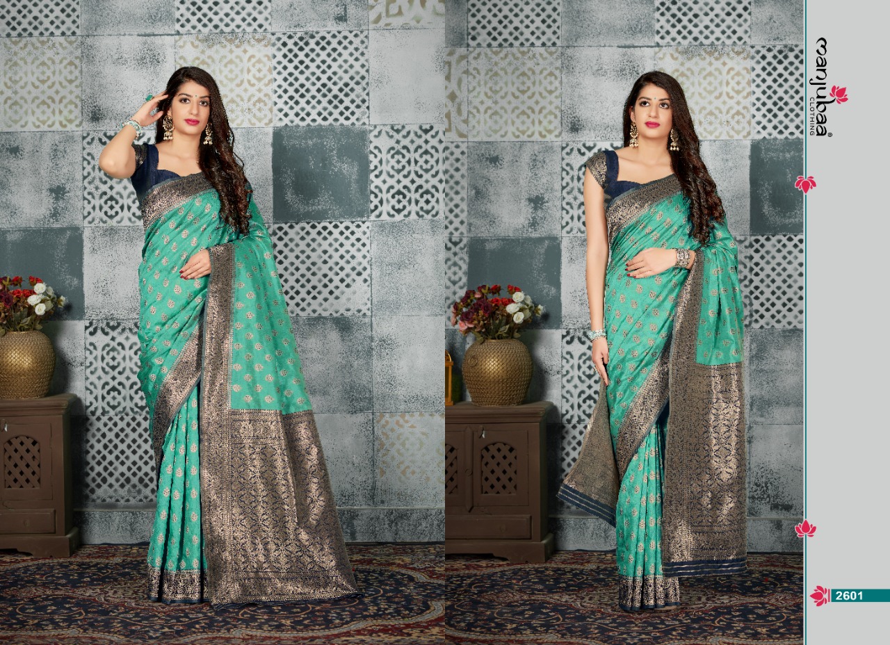 Manjubaa Mayra silk gorgeous stunning look Beautifull sarees