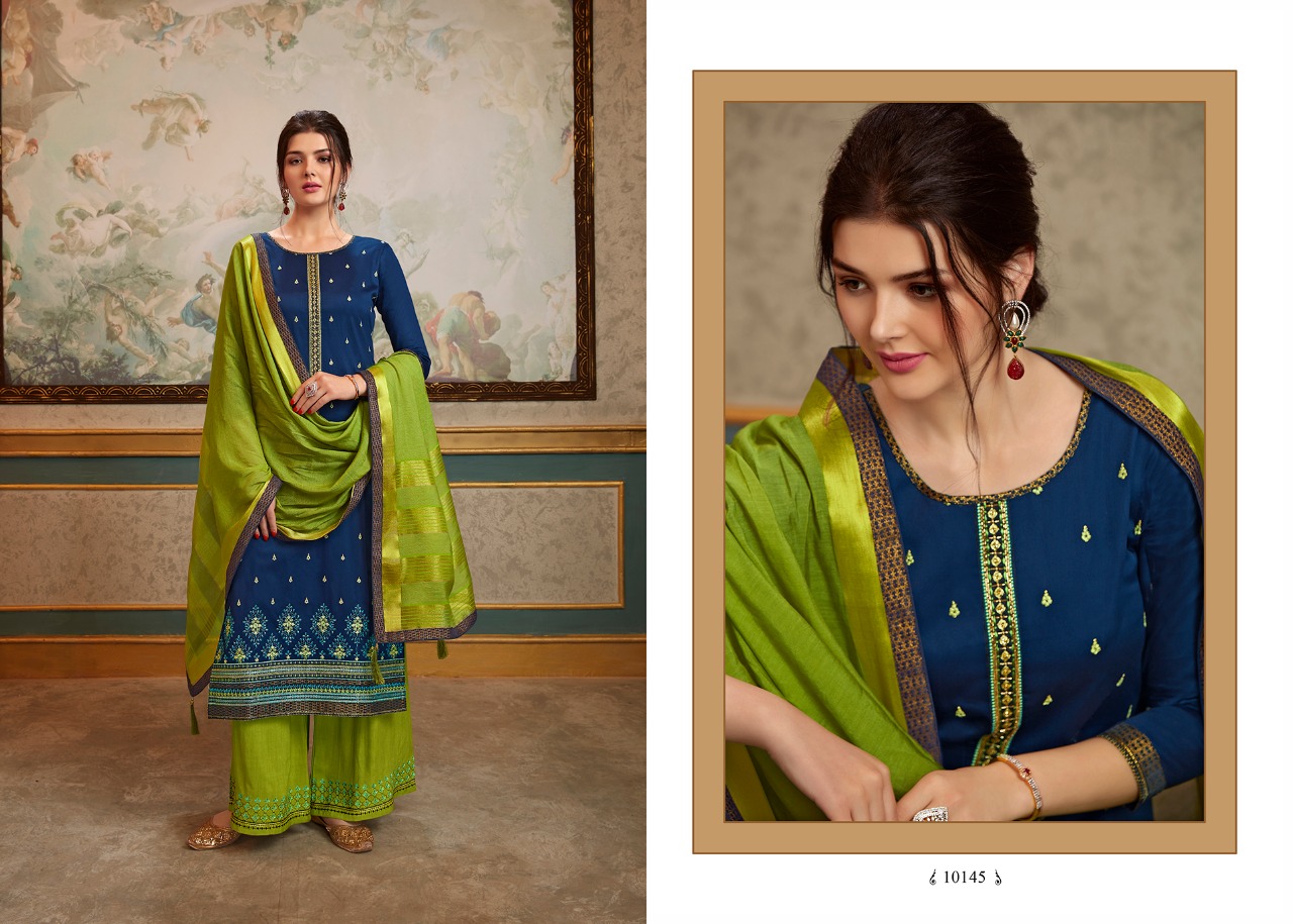 Ramaiya sharnai elagant Style beautifull look jam Silk Salwar suits