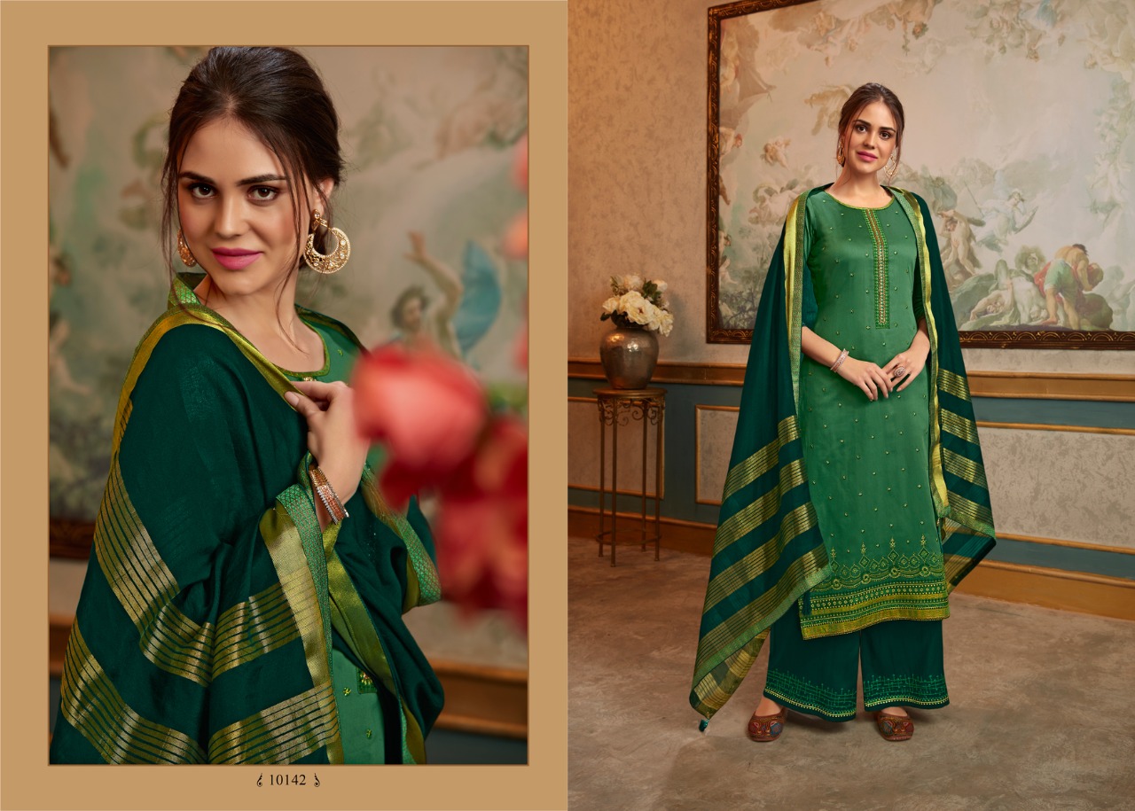 Ramaiya sharnai elagant Style beautifull look jam Silk Salwar suits
