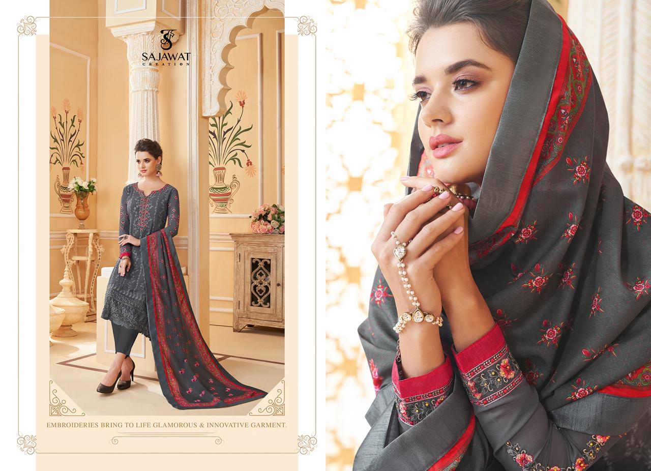 Sajawat Creation lakhnavi vol 3 stunning look beautifully designed Trendy Kurties
