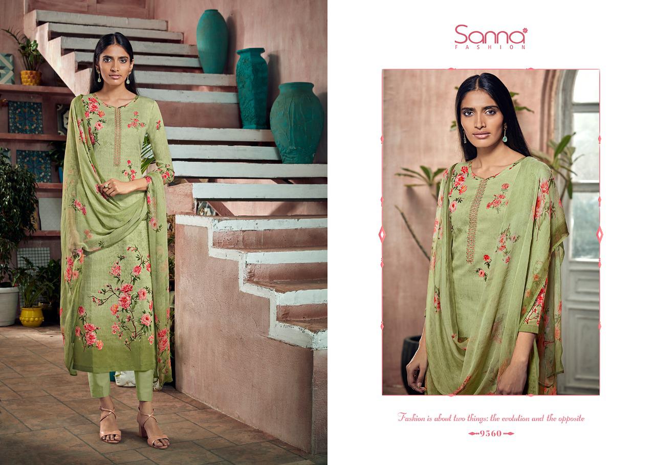 Sanna Neerja stunning look Cotton jam silk astonishing style beautifull Salwar suits