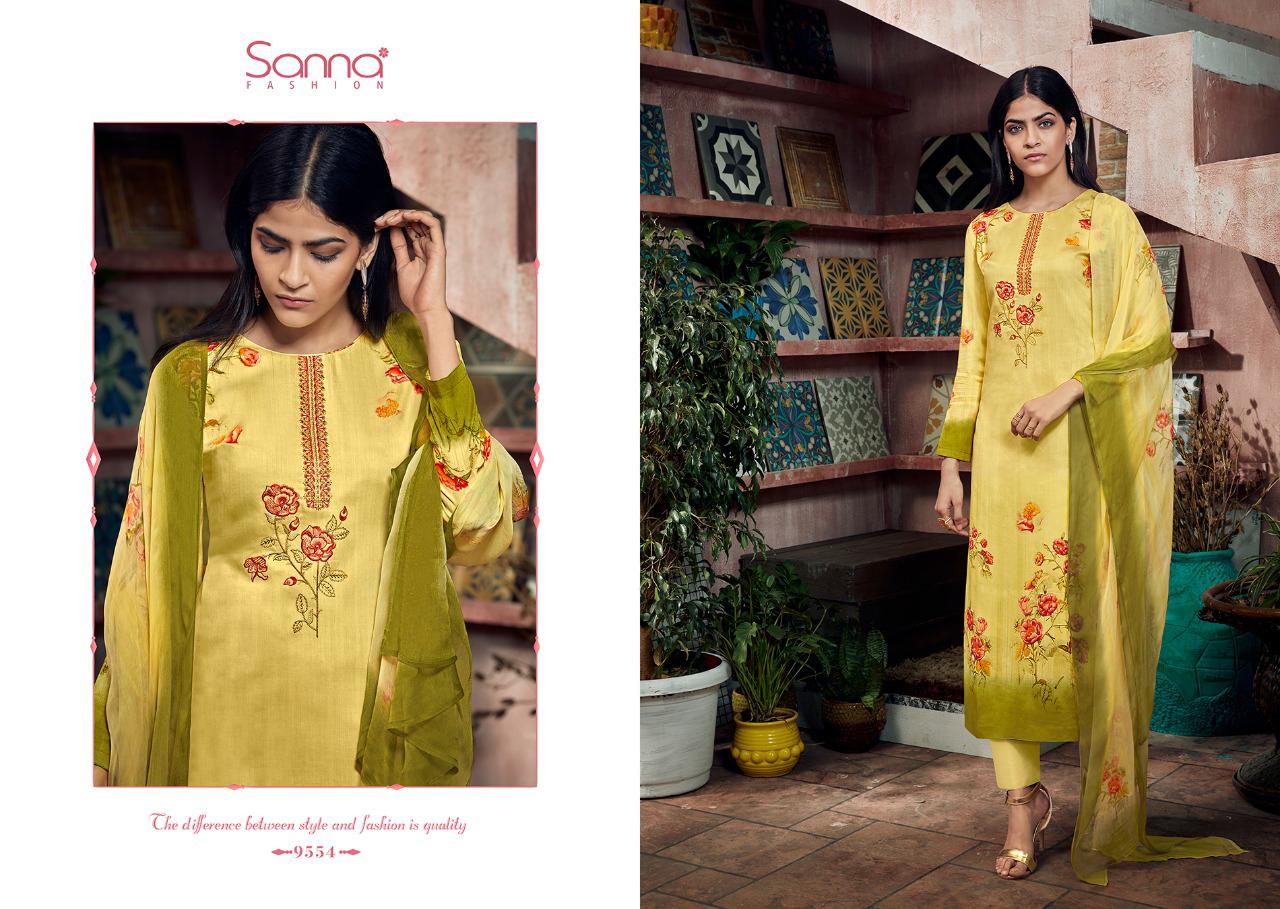 Sanna Neerja stunning look Cotton jam silk astonishing style beautifull Salwar suits
