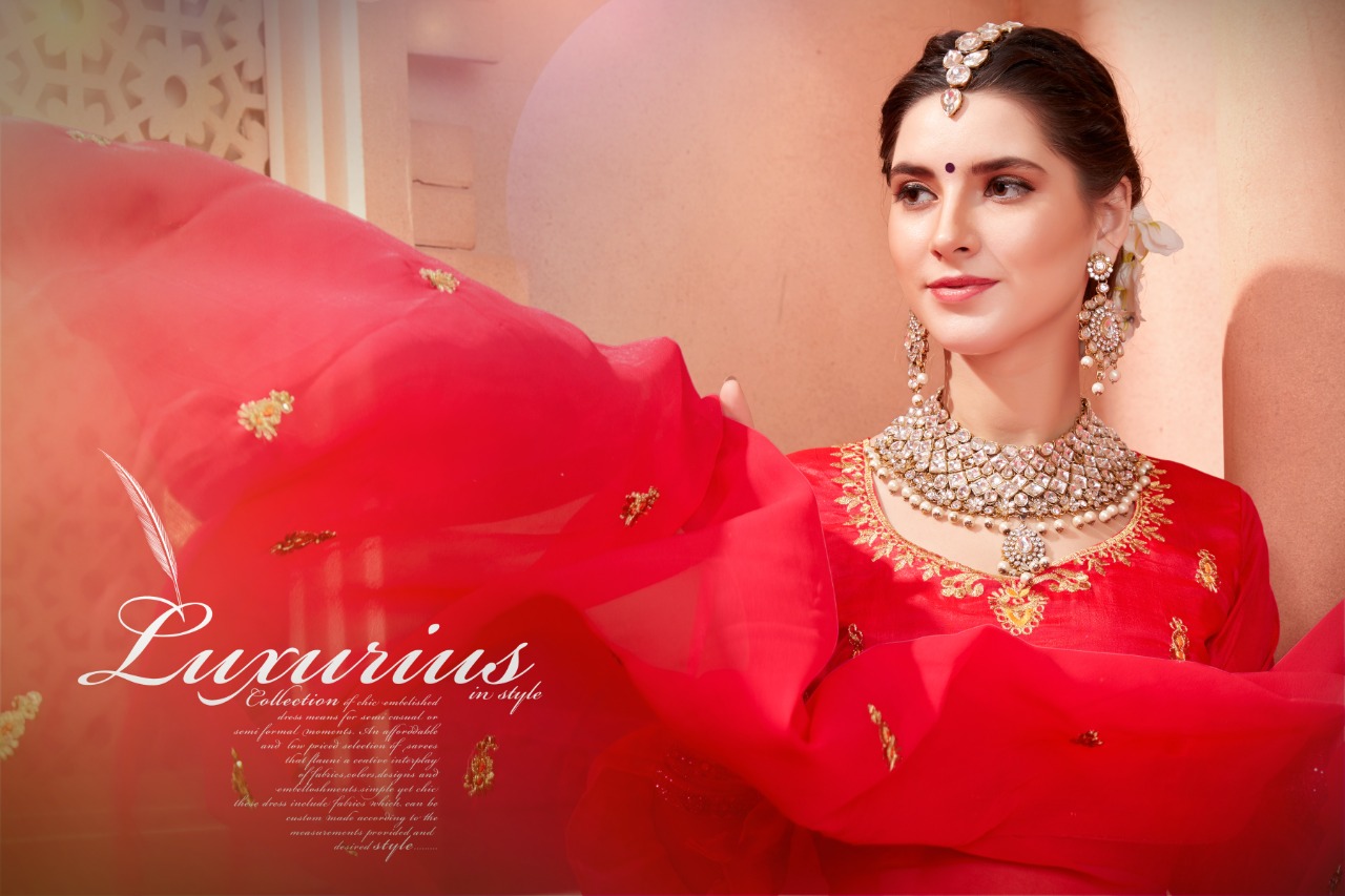 Sanskar style noori gorgeous stylish look wedding silk Lehenga with work Blouse and duppata