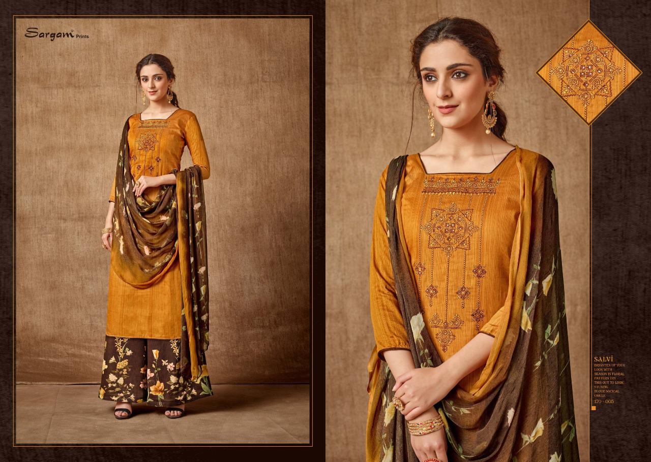 Sargam prints salvi Astonishing and modern Stylish look Salwar suits