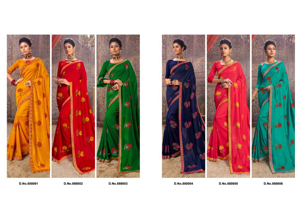 Saroj spicy look stunning and Stylishly Designed classic Sarees