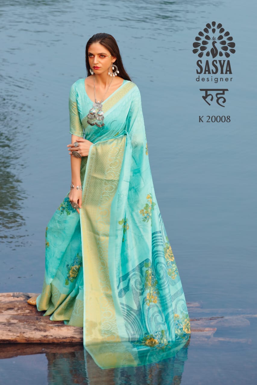 Sasya Designer ruh innovative style beautifully designed Sarees