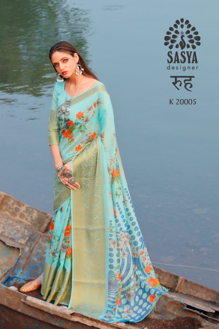 Sasya Designer ruh innovative style beautifully designed Sarees