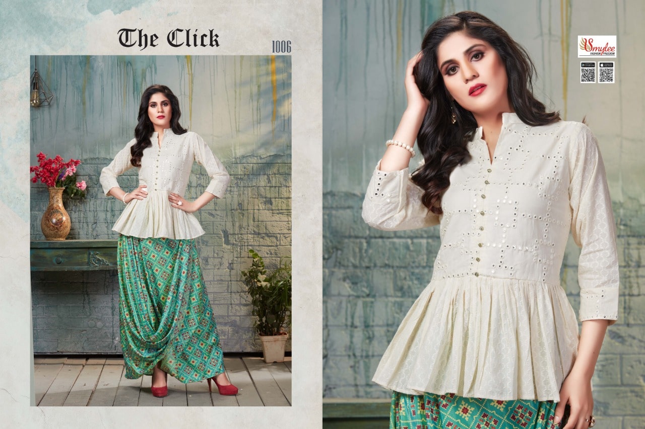 Smylee the click modern and Stylish look attractive Kurties
