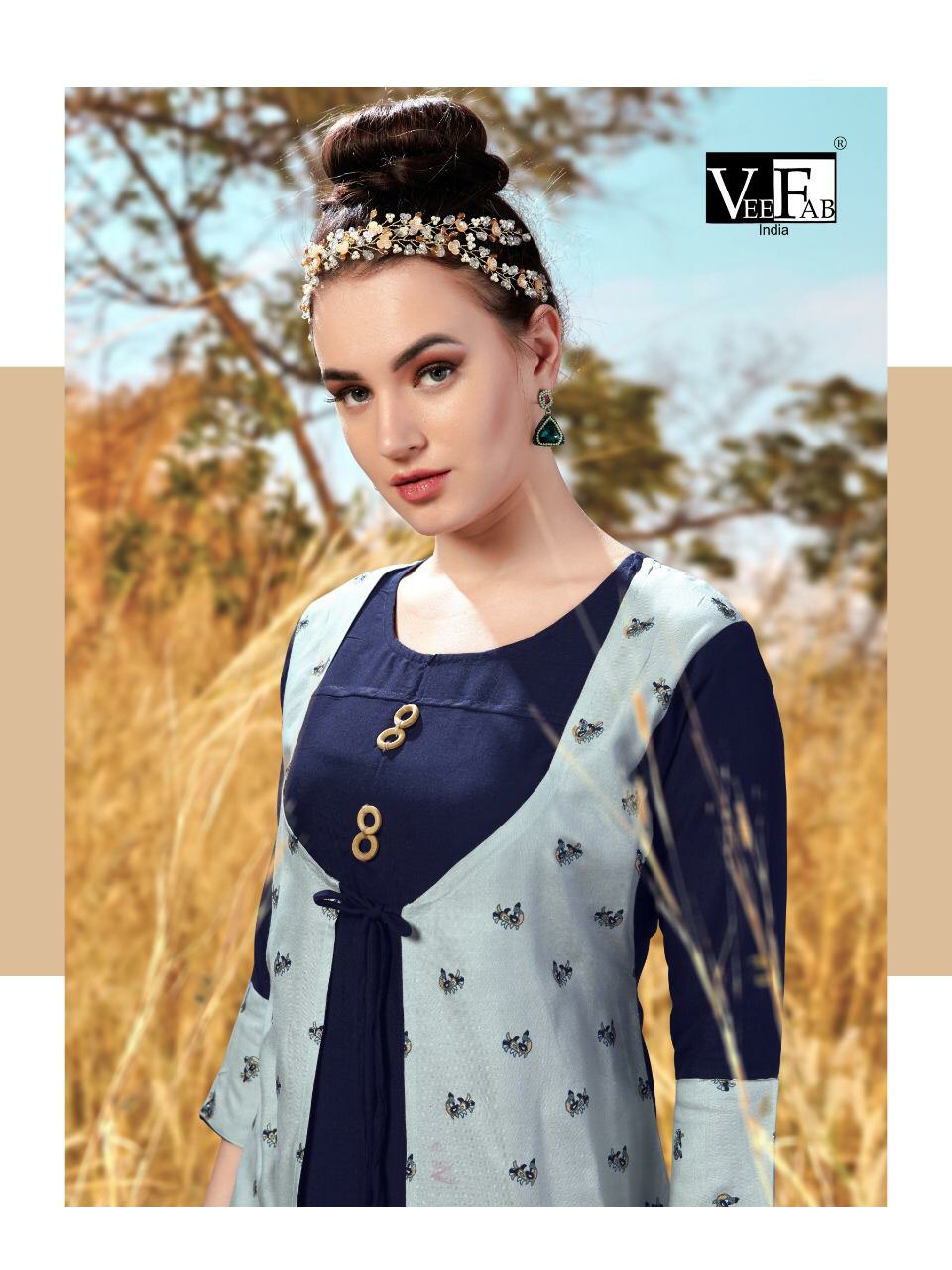 Vee Fab hotstar vol 2 gorgeous stunning look beautifully designed modern Trendy fits Kurties
