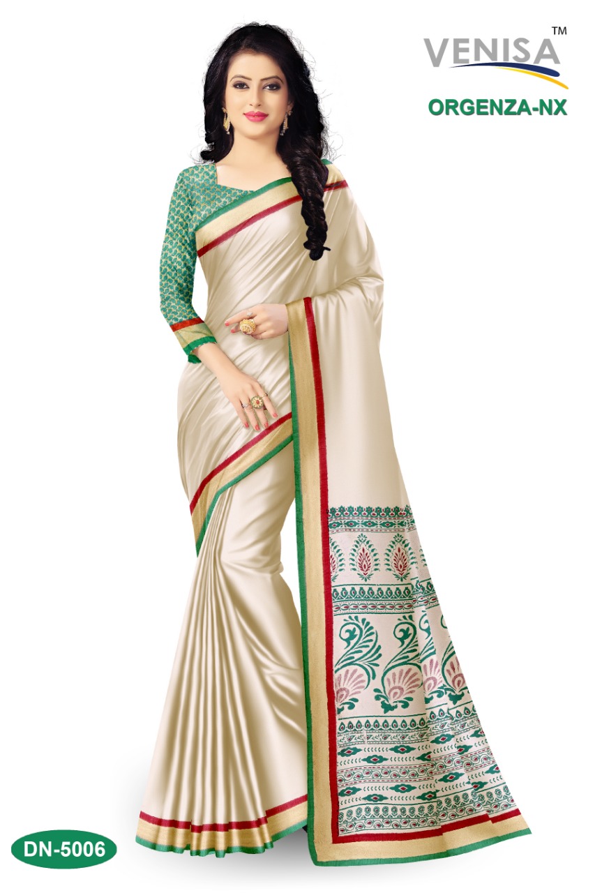 Venisa orgenza Nx attractive look Beautifully Designed Sarees in factory rates