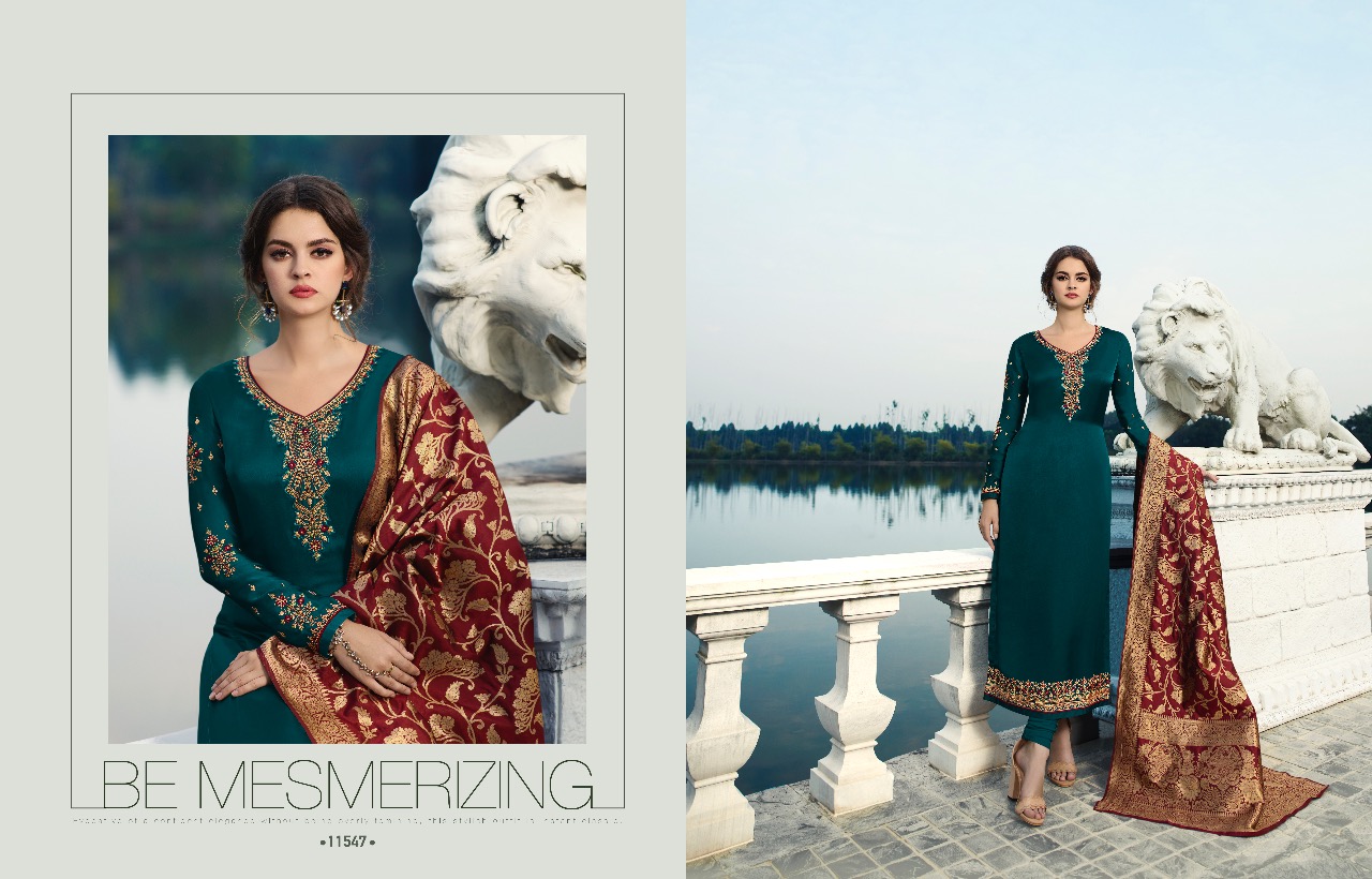 Zisa banarasi vol 7 elagant and amazing style attractive modern Stylish Salwar suits