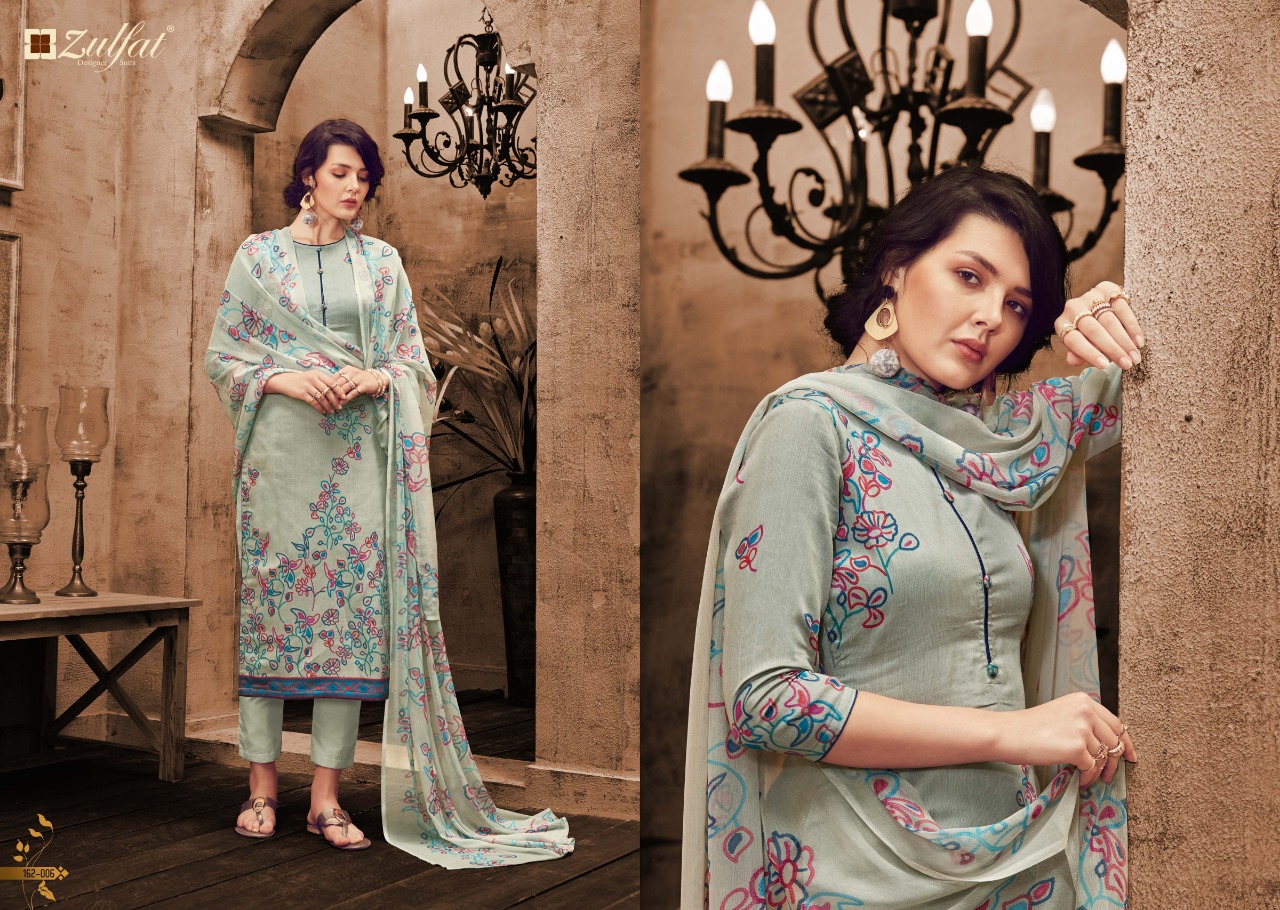 Zulfat Designer Alisha innovative style beautifully designed modern Trendy Salwar suits
