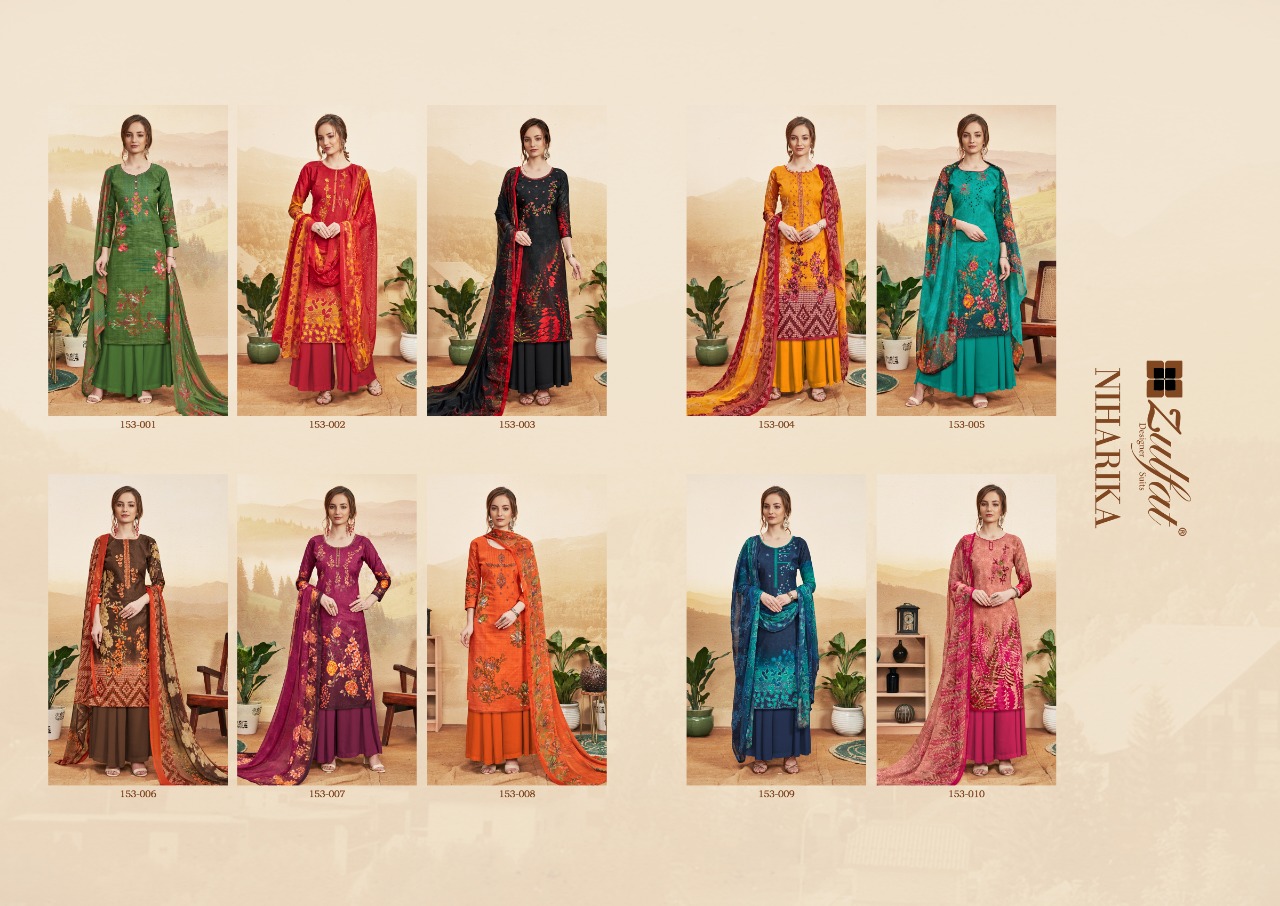 Zulfat niharika astonishing style beautifully designed Salwar suits
