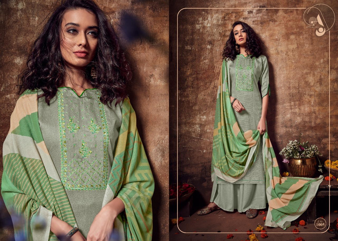 Ankit textile hoor modern and classic Style jam silk cotton with fancy Embroidered Beautifully designed Salwar suits