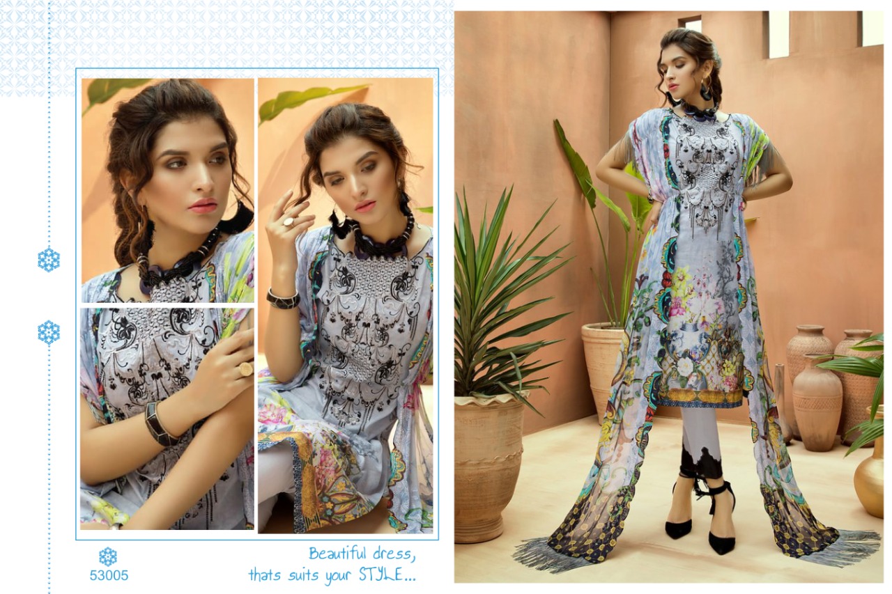 Cyra Fashion alizah vol 3 astonishing style jam cotton Embroidered Salwar suits