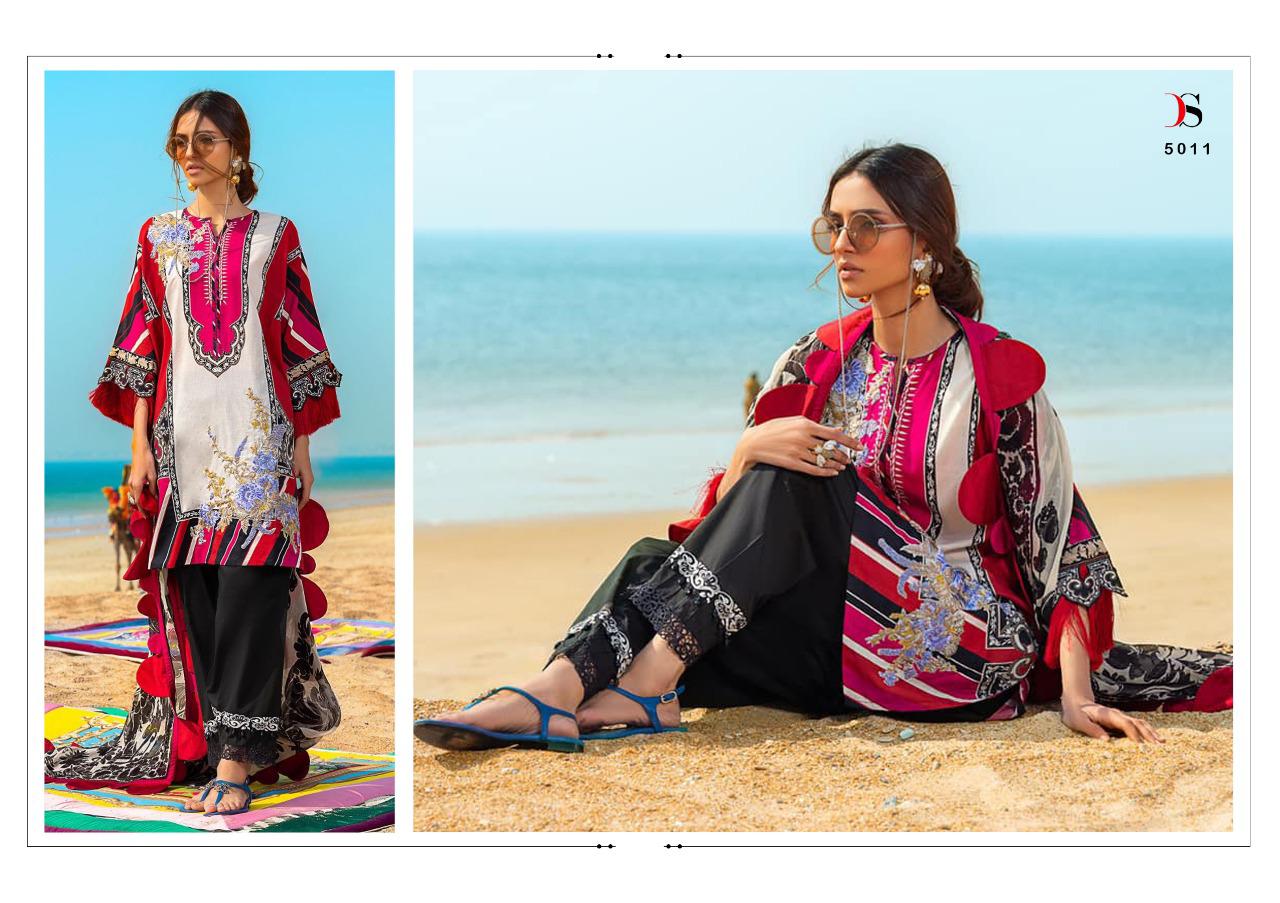 Deepsy suits muzlin modern Trendy Pakistani collection cotton print Embroided Salwar suits with cotton duppata