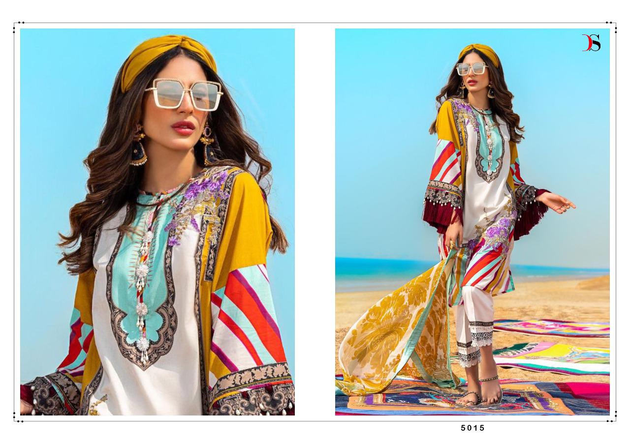 Deepsy suits muzlin Pakistani concept Cotton print with embroidery Salwar suits Chiffon Duppata