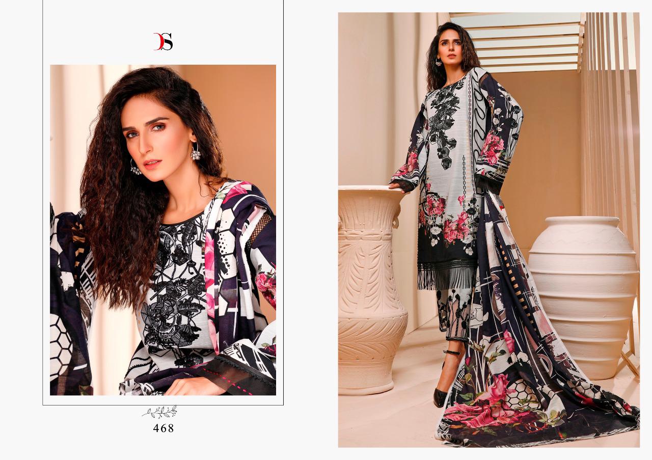 Deepsy suits super hit Firdous cotton print Embroided Salwar Kameez with cotton duppata