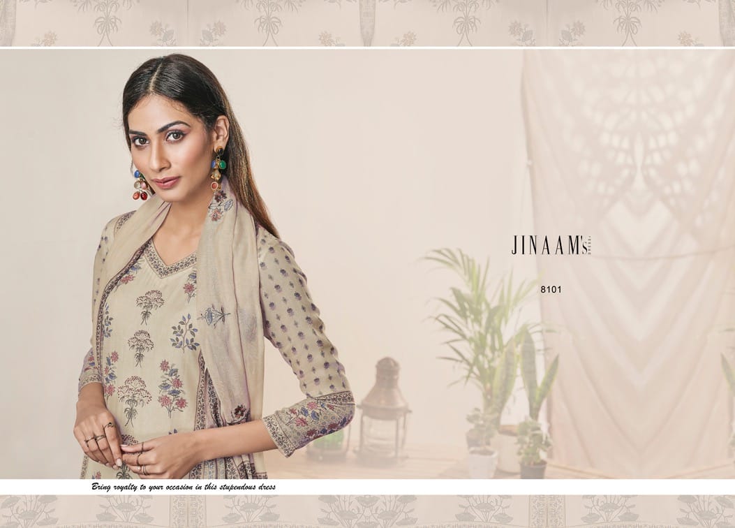Jinaam anaita modern and classic cotton silk digital printed beautifull Salwar suits