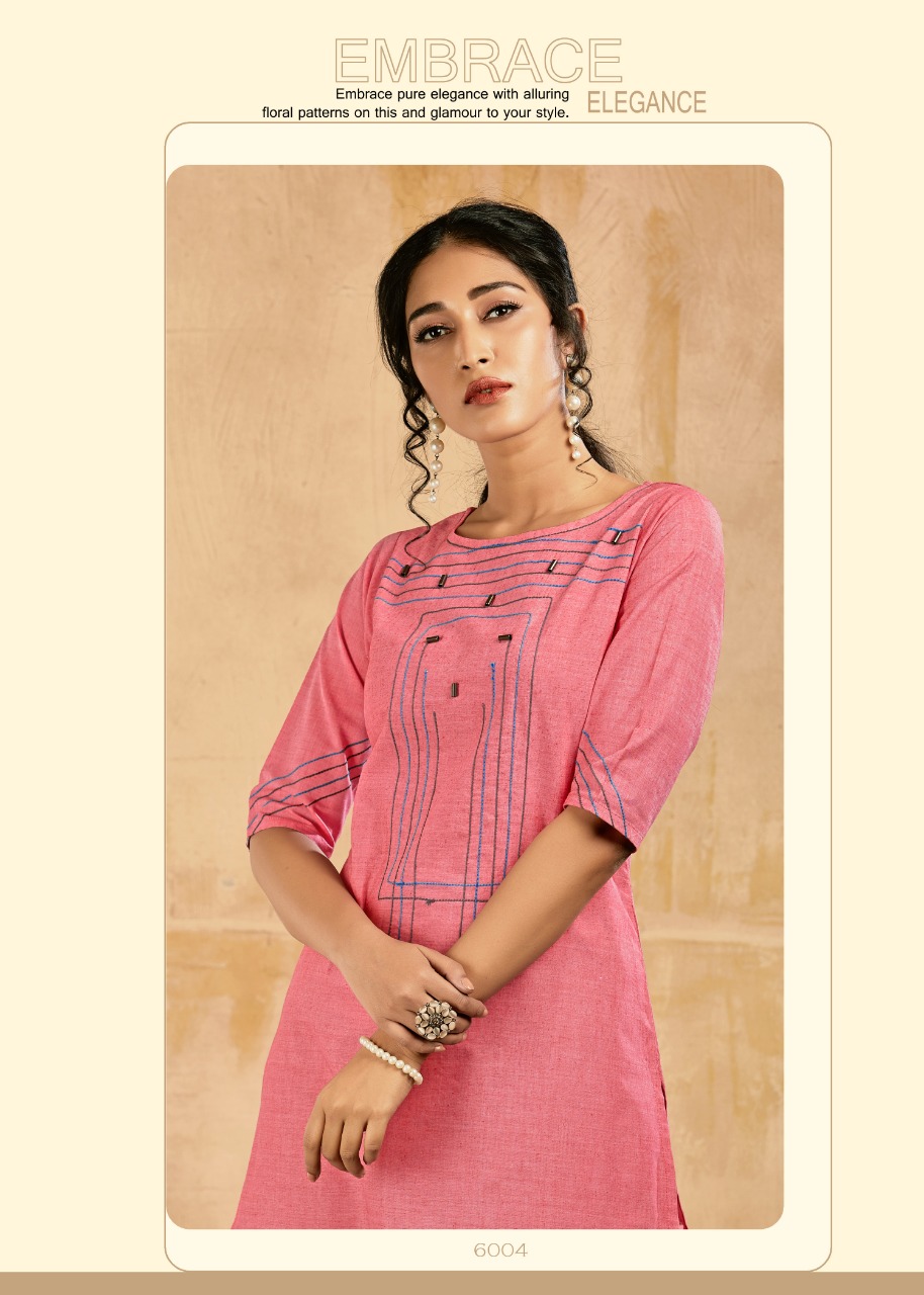 Joganiya glamour elagant Style cotton Embroidered Kurties
