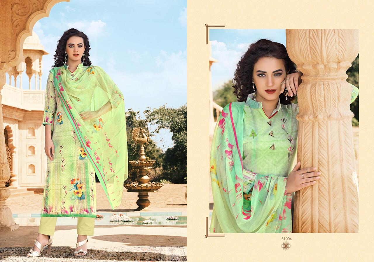 Kayvee Andaaz cotton opera silk digital and fancy Printed stylish Salwar suits