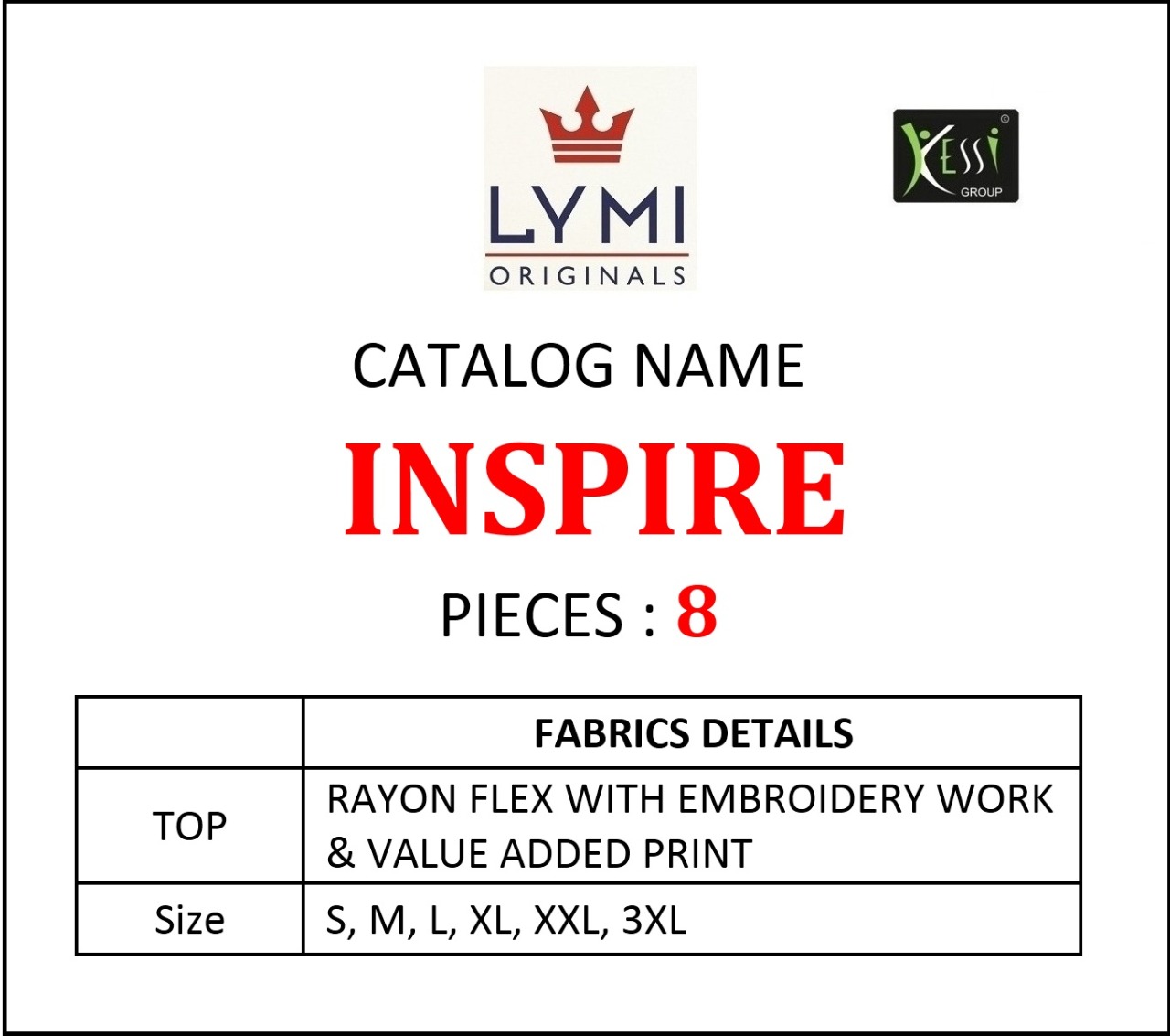 Lymi inspire stunning Style rayon flex Embroided work Kurties