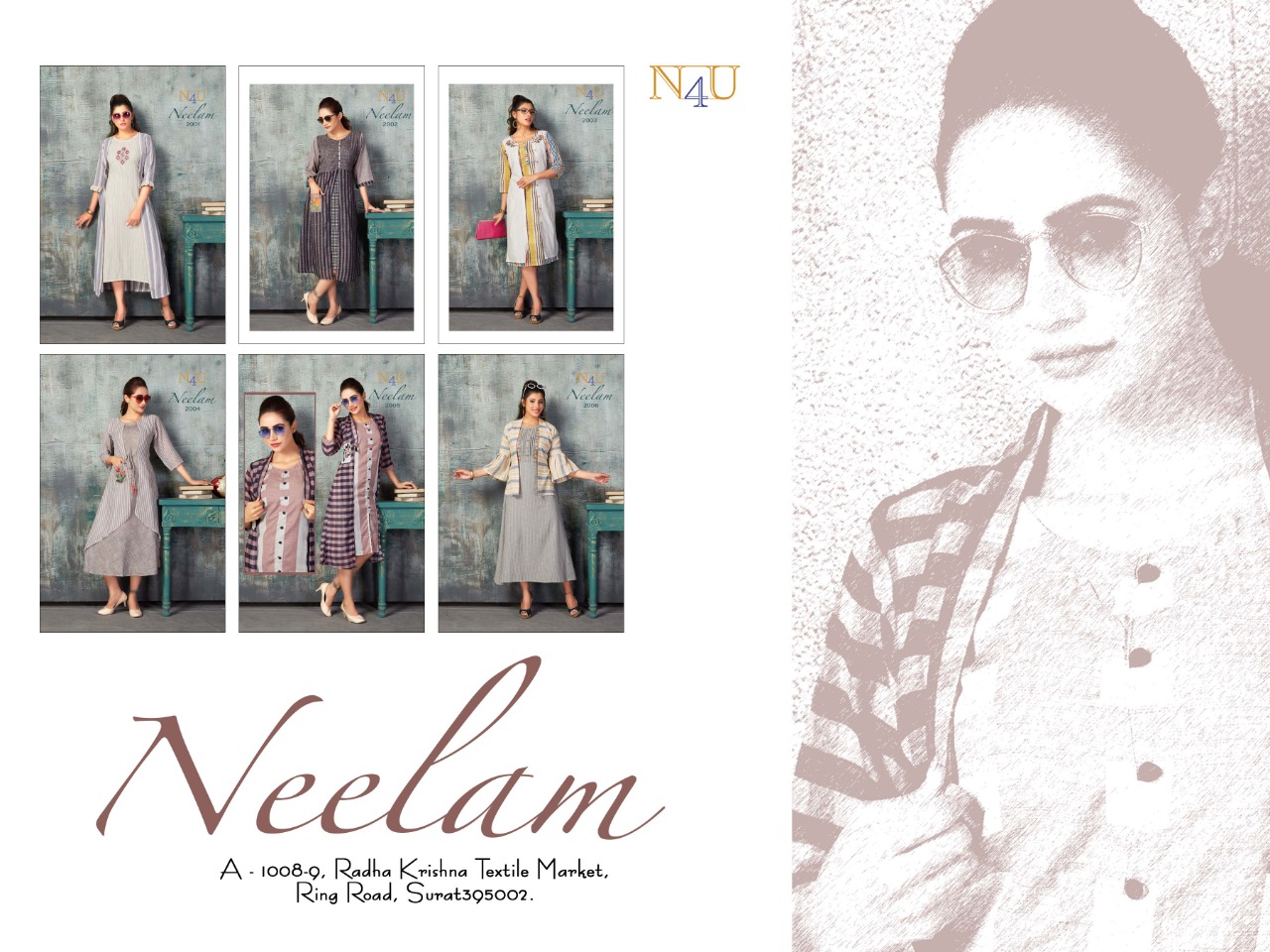 Tunic House Neelam fancy cotton muslin digital print fashionable Kurties