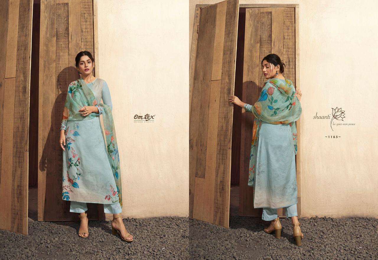 Omtex zaina innovative style linen fabric beautifull Salwar suits