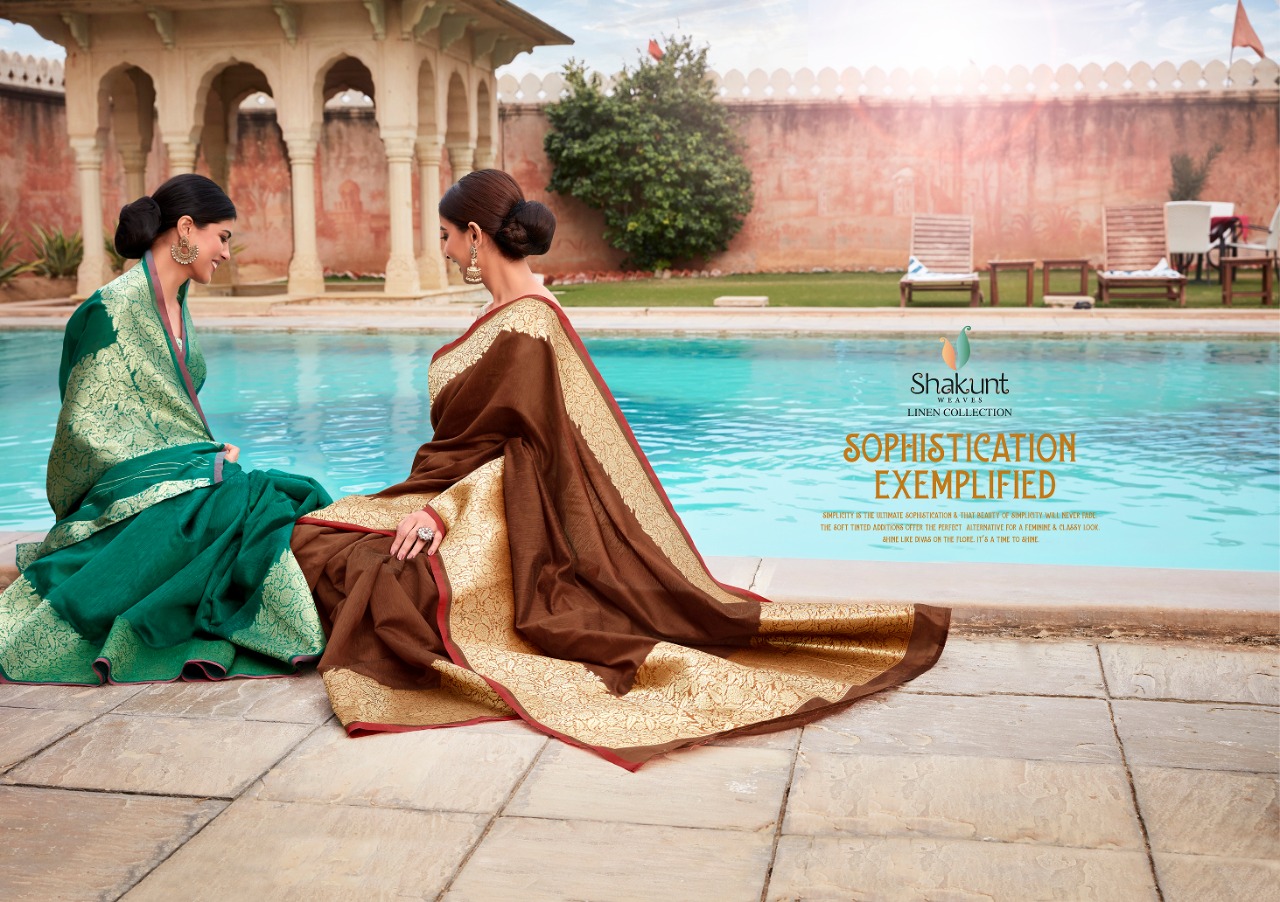 Shakunt Weaves bhanushree innovative style beautifully designed Sarees