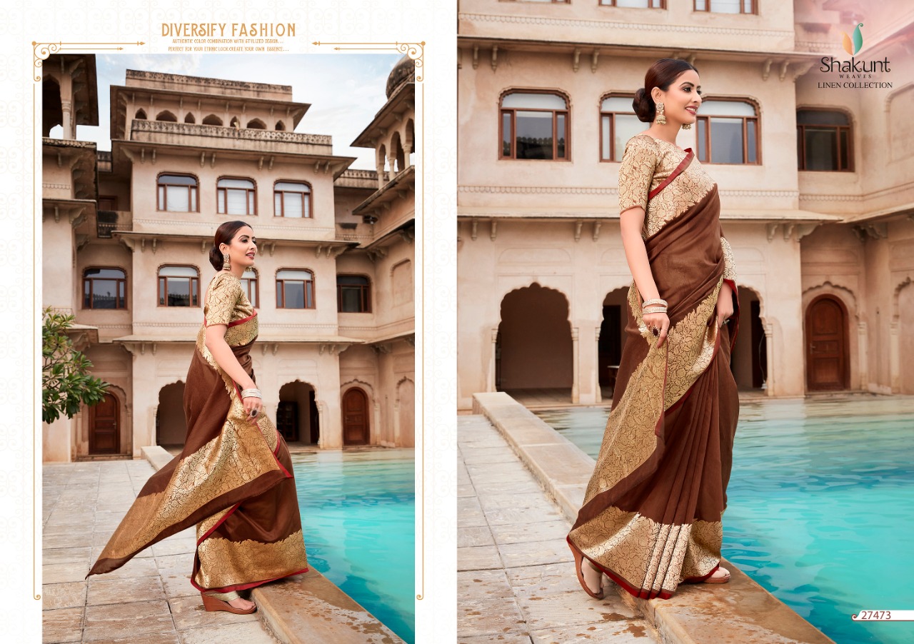 Shakunt Weaves bhanushree innovative style beautifully designed Sarees