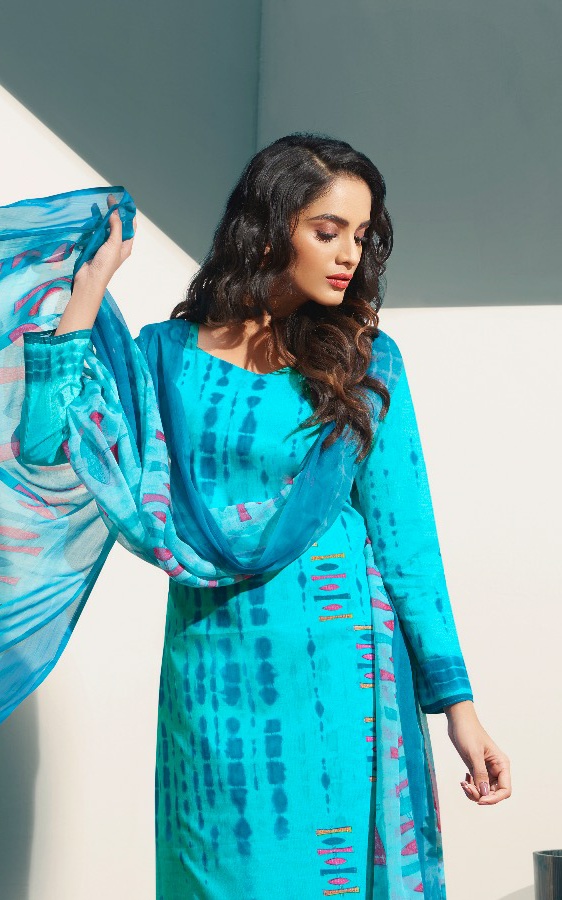 Zulfat summer fiesta pure cotton Digital Print astonishing style Salwar suits