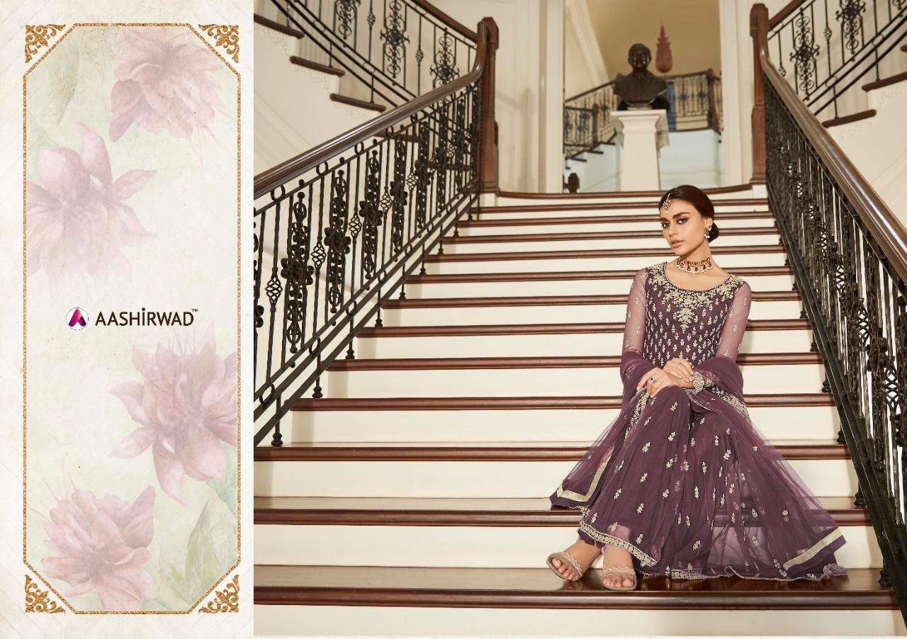 Aashirwad creation morbagh premium sharara party wear embroidered collection