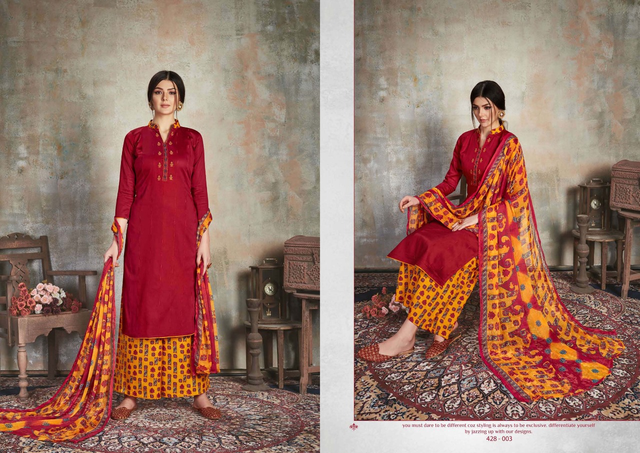 Belliza designer studio nazar e patiala cotton  printed salwar suits at wholesale rate