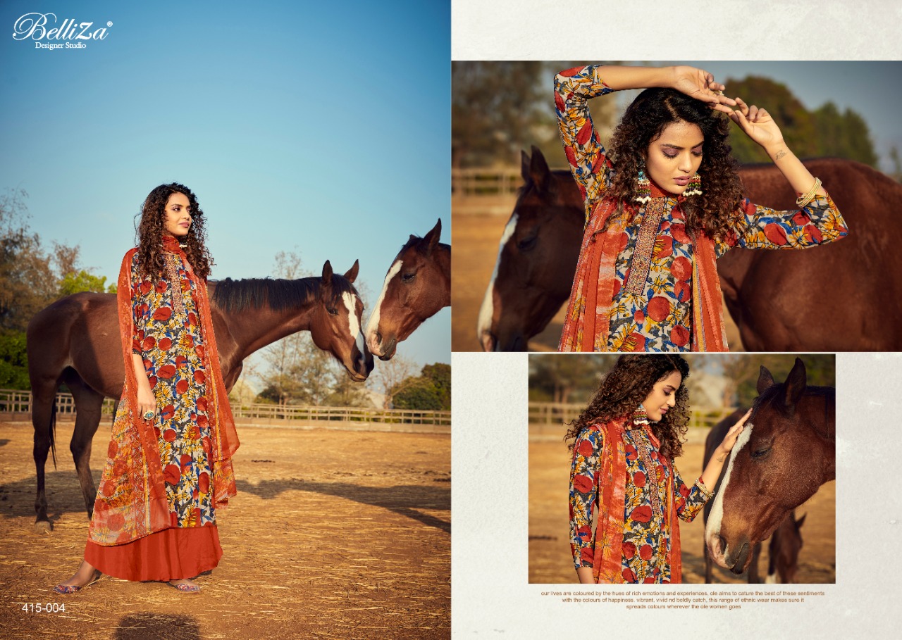 Belliza designer studio tisha salwar kameez summer wear collection