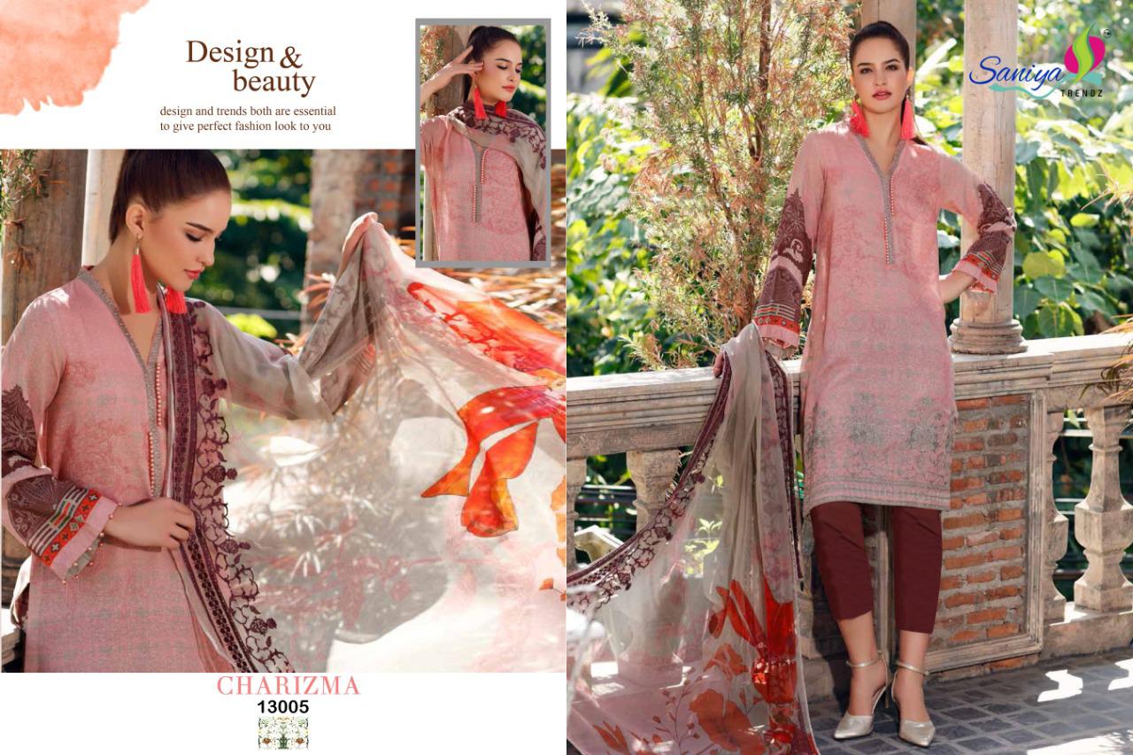 Saniya trendz Charizma vol 2 lawn collection supplier