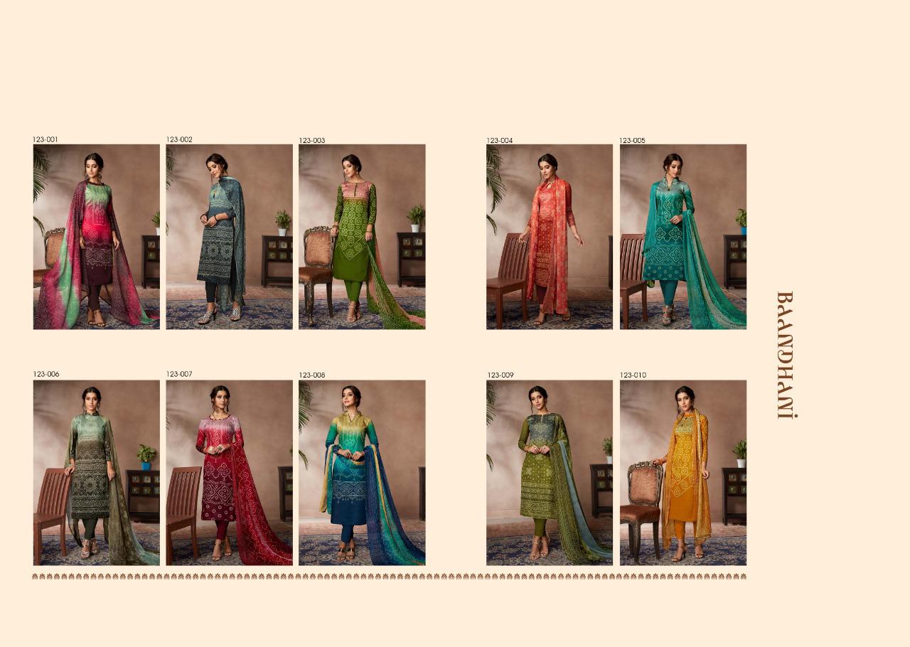 Sargam prints baandhani vol 2 designer salwar kameez collection