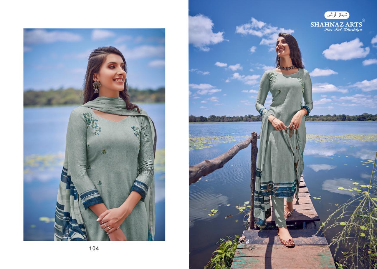 Shahnaz arts enara jam silk salwar kameez latest collection dealer