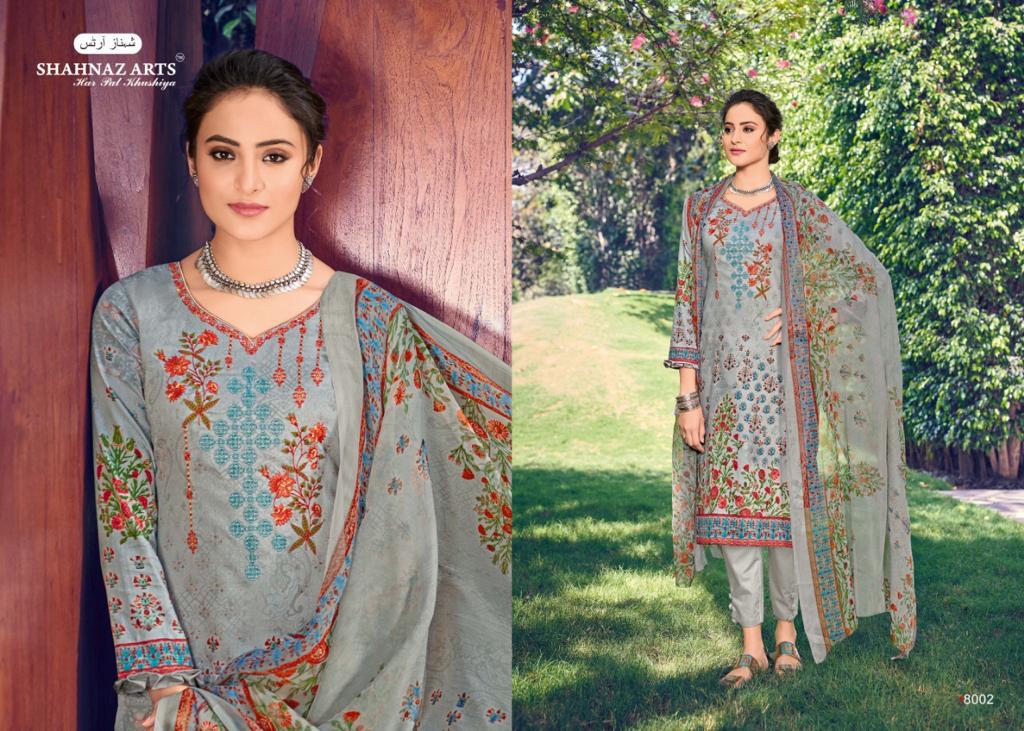 Shahnaz arts Mihira cotton printed salwar suits Material exporter