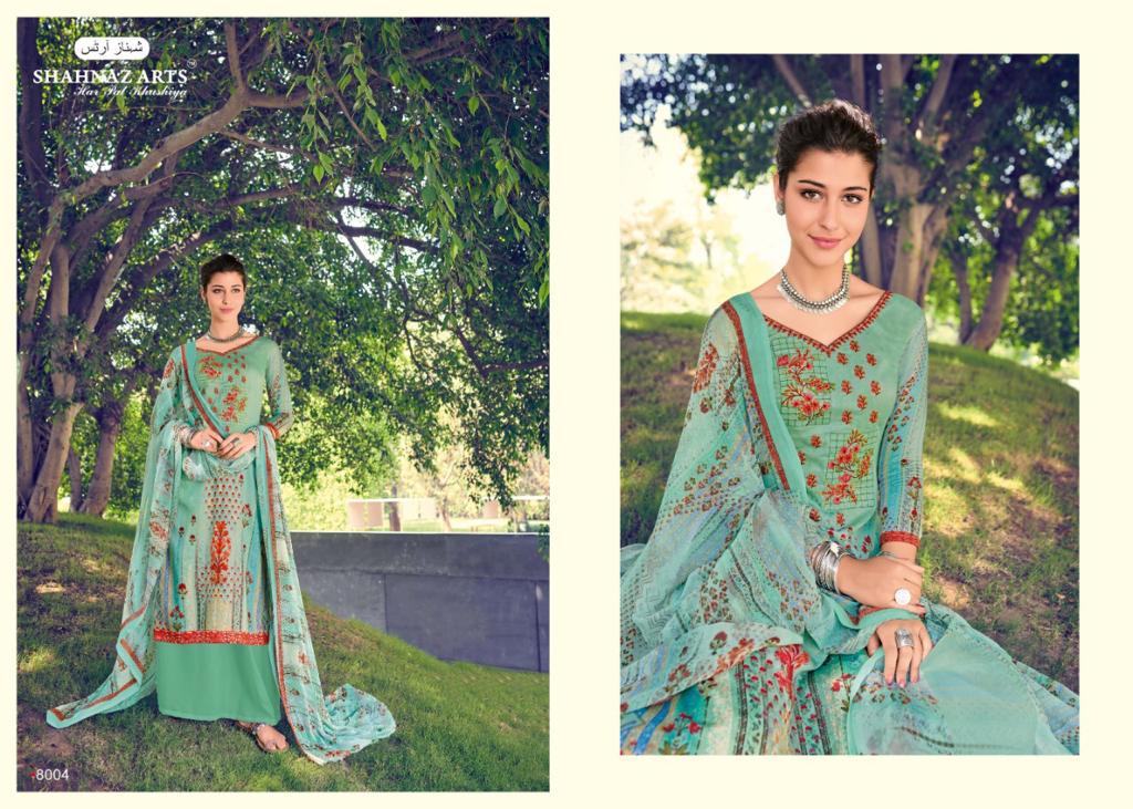 Shahnaz arts Mihira cotton printed salwar suits Material exporter