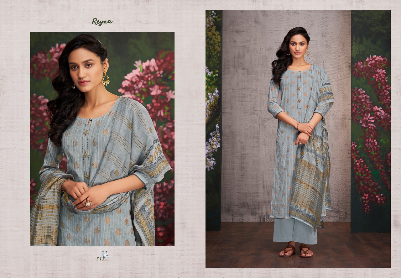 Reyna fabrics divine cotton printed salwar suits Material supplier