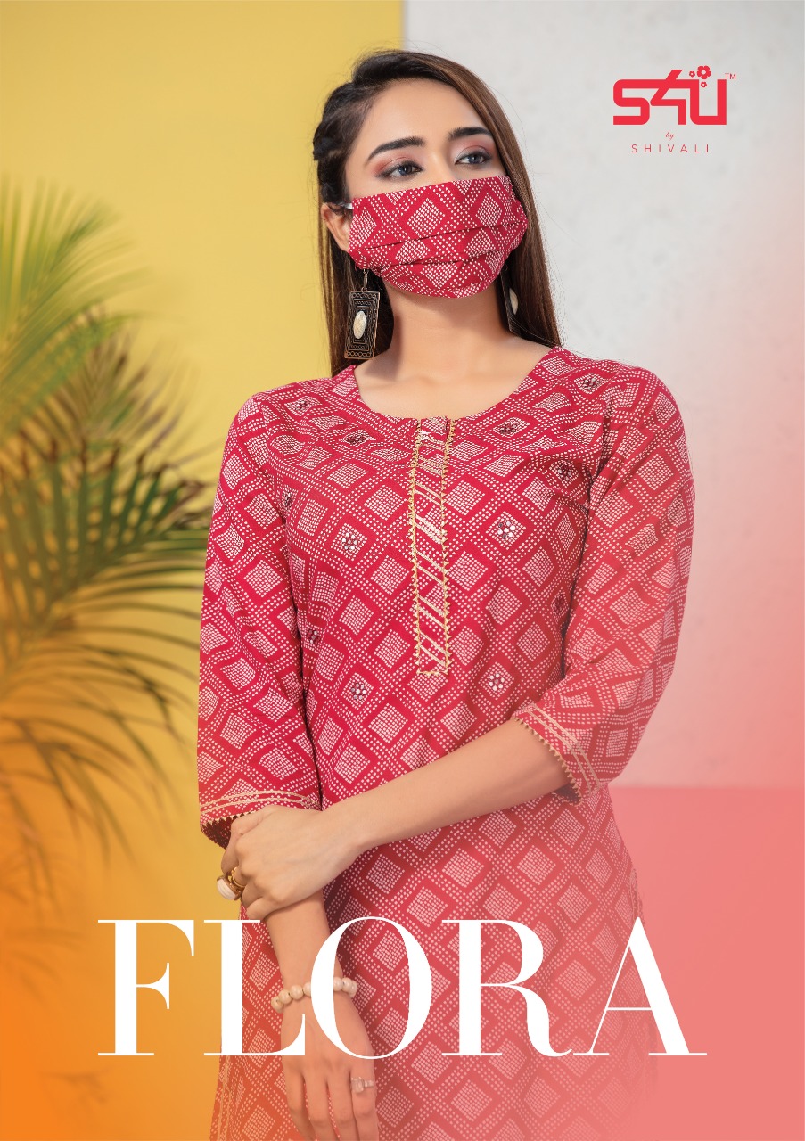 S4U by shivali presents flora beautiful designer kurties collection at Wholsale rates