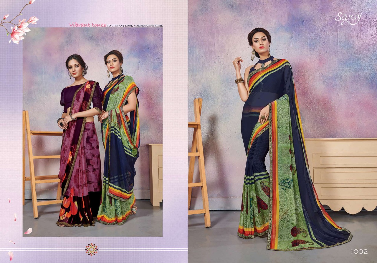 Saroj imli vol 3 printed sarees daily wear collection at wholesale rate