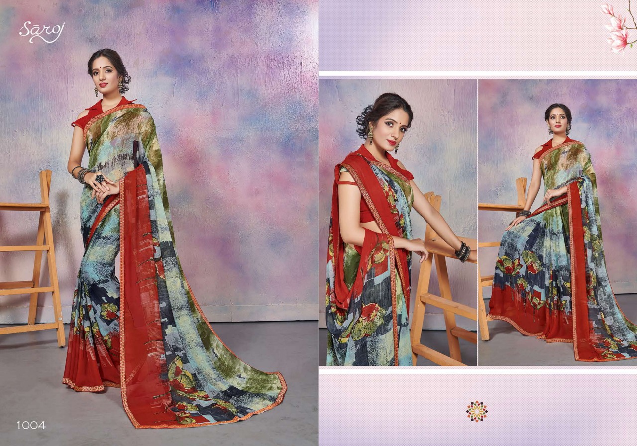 Saroj imli vol 3 printed sarees daily wear collection at wholesale rate