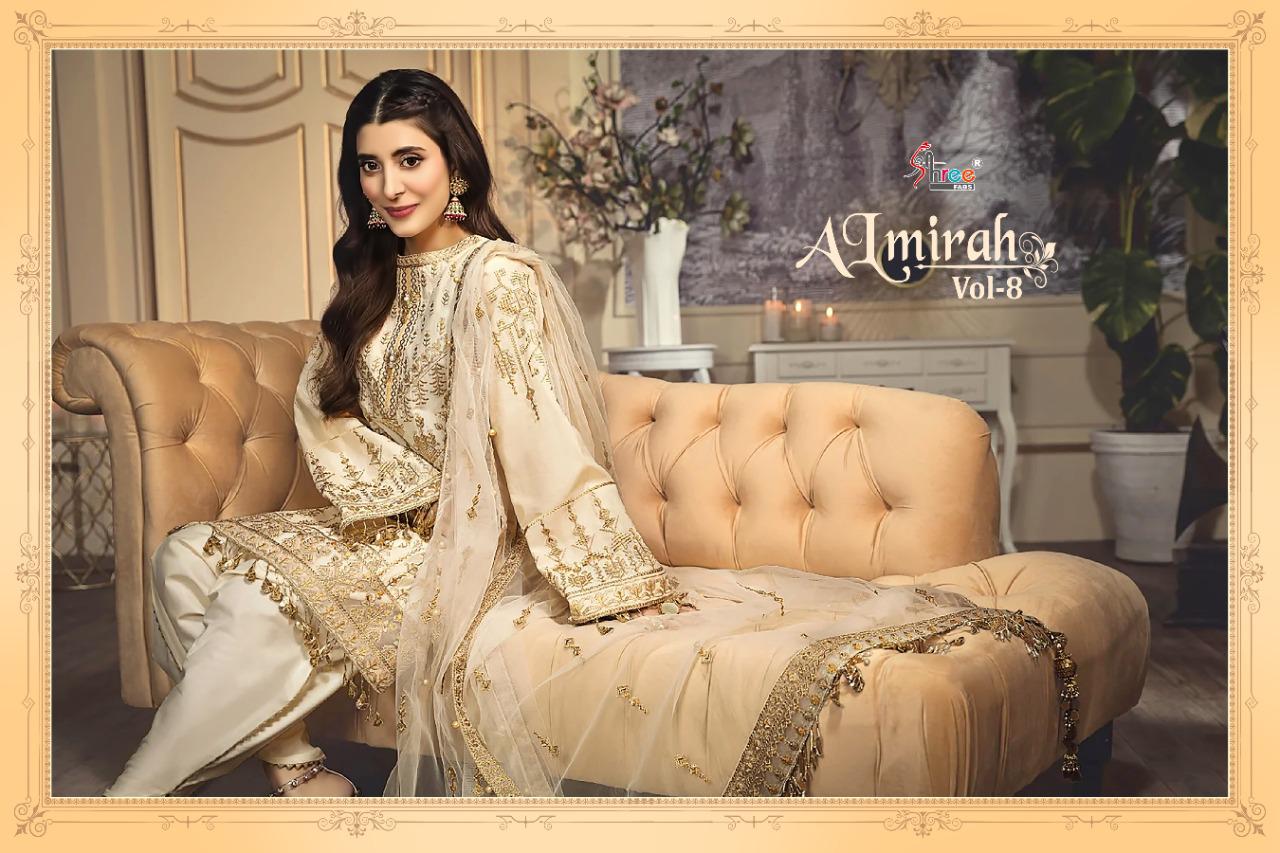 Shree fabs anaya lawn pakistani dress Material collection at wholesale rate
