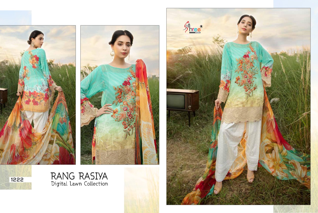 Shree fabs rang rasiya nx pakistani dress Material wholesaler at best price